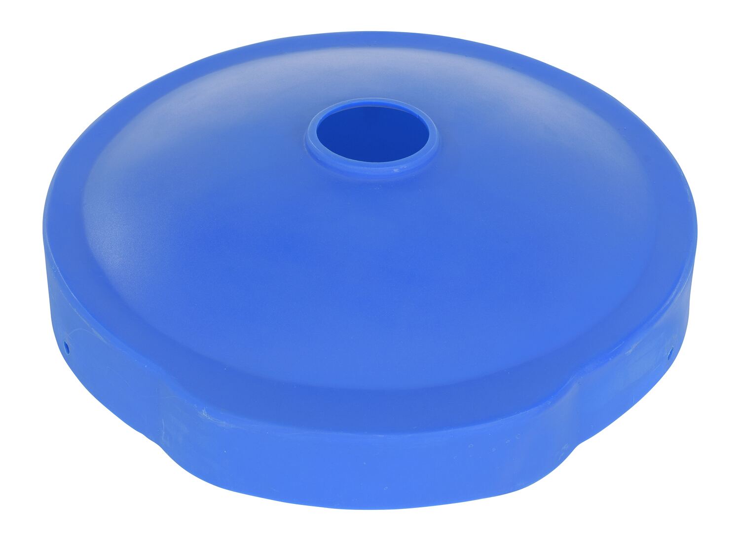 Vestil Low-Density Polyethylene Universal - 55 Gallon Drum Recycling Lid - Blue