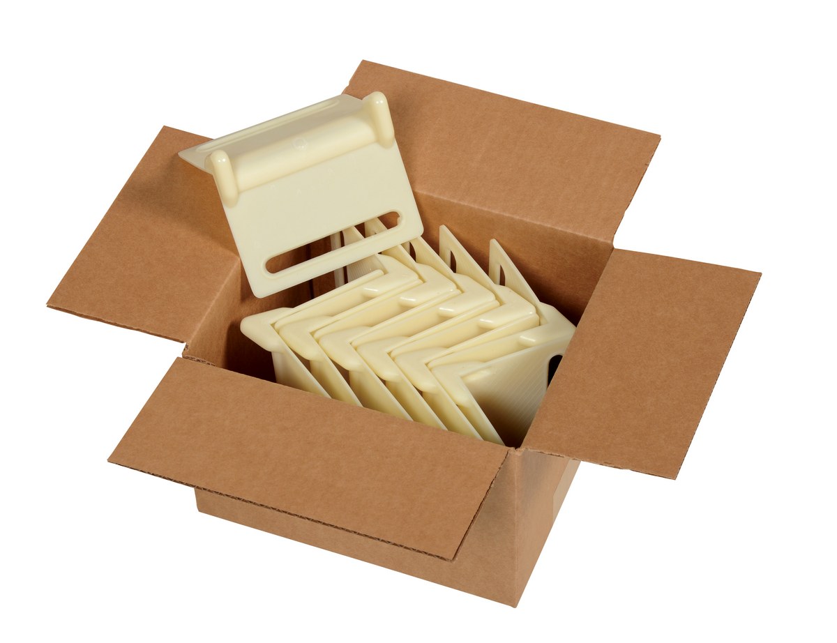 Vestil Nylon Guards - 12 Pack 3-7/8 In. x 3-7/8 In. x 5-3/8 In. Cream