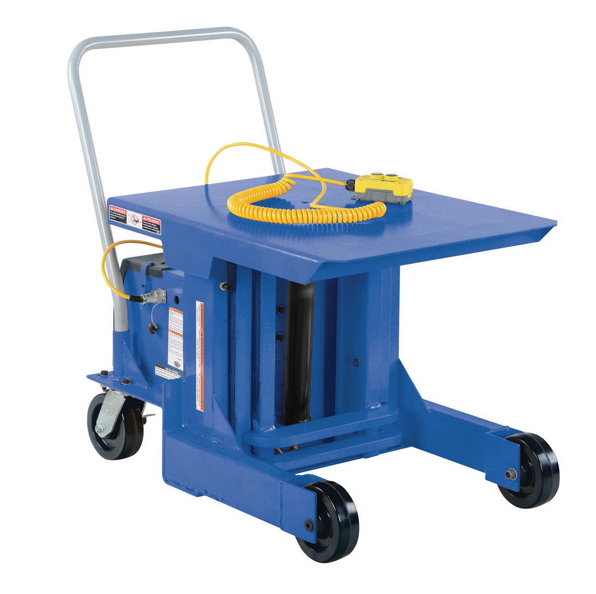 Vestil Steel DC Ergonomic Manual Die Table - 24 In. x 30 In. Platform 2,000 lb - Blue