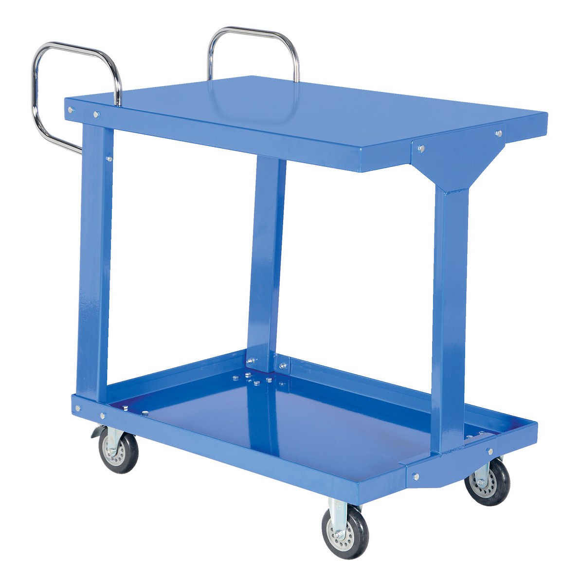 Vestil Steel Easy Access Stock Truck - 24 In. x 36 In. Deck 1200 lb - Blue