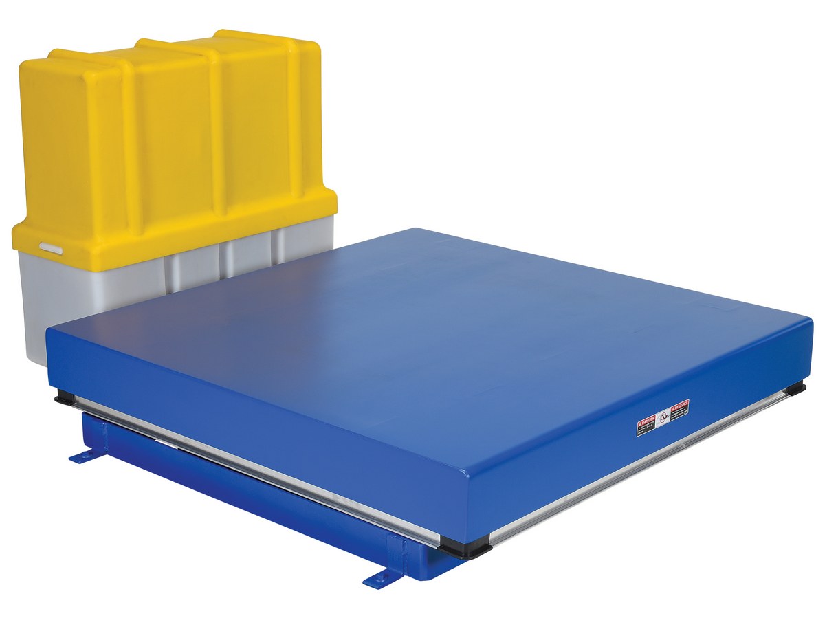 Vestil Steel Electric Hydraulic Lift Table - 48 In. x 48 In. 10000 lb - Blue