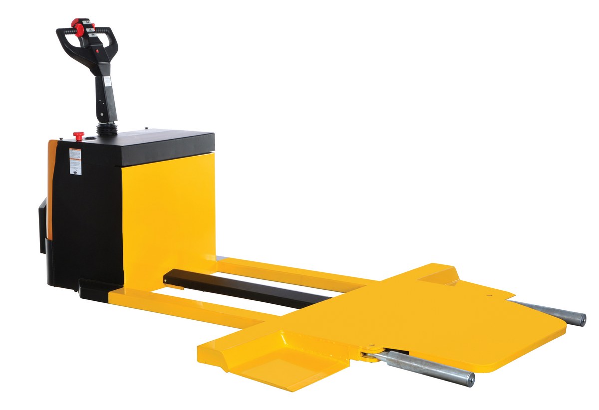 Vestil Steel Electric Car Mover - 104-3/4 In. x 76-3/4 In. x 54-1/2 In. 7500 lb - Yellow/Black