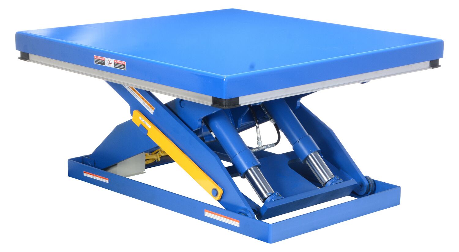 Vestil Steel Electric Hydraulic Lift Table - 48 In. x 48 In. 4000 lb - Blue