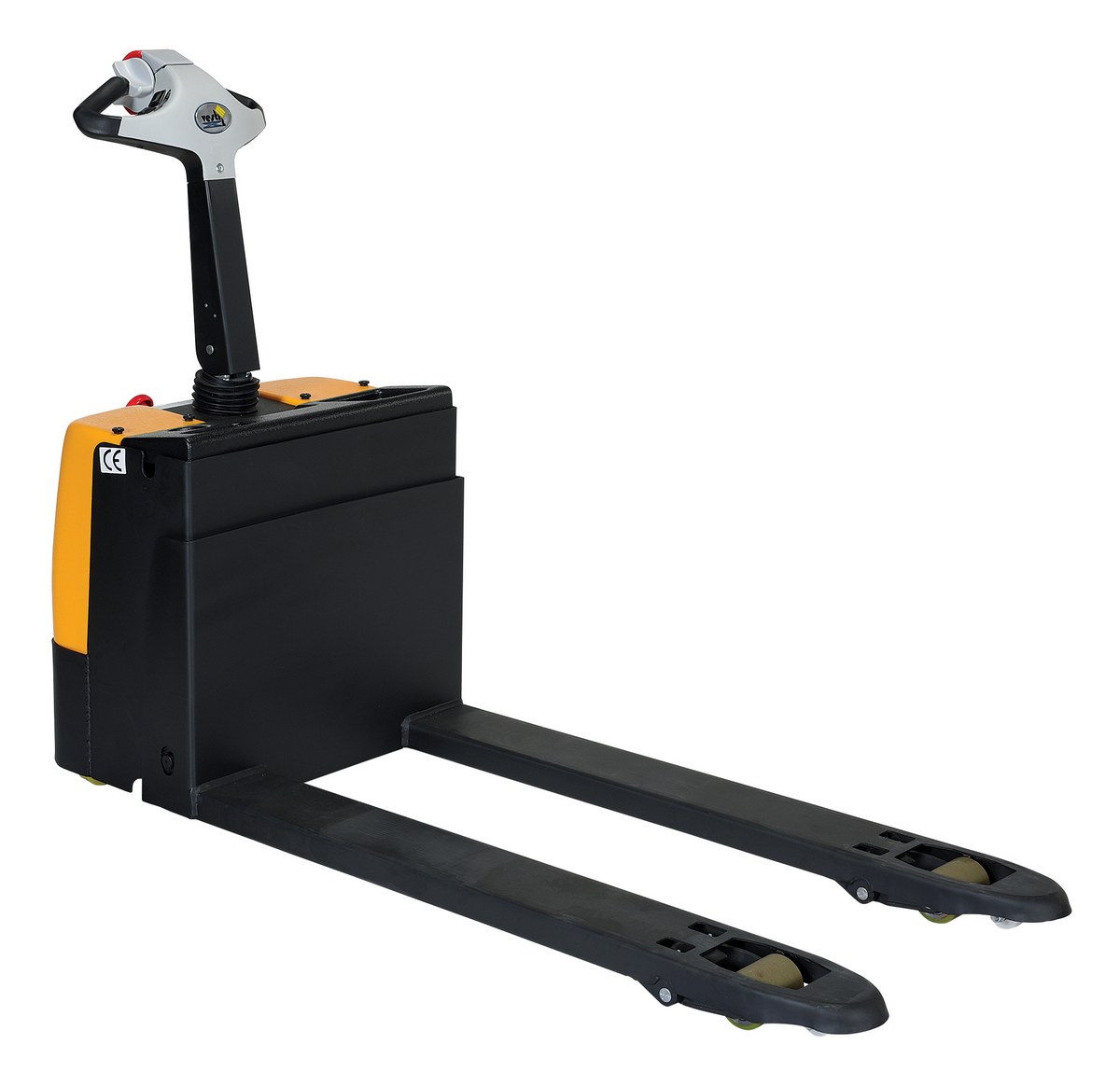 Vestil Steel Fully Powered Electric Pallet Truck with Lead Acid Batteries - 25 In. x 47 In. 3000 lb - Black