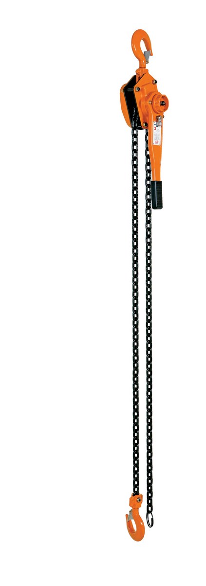 Vestil Steel Economy Lever Hoist - 10 Ft. Chain Length 6000 lb - Orange