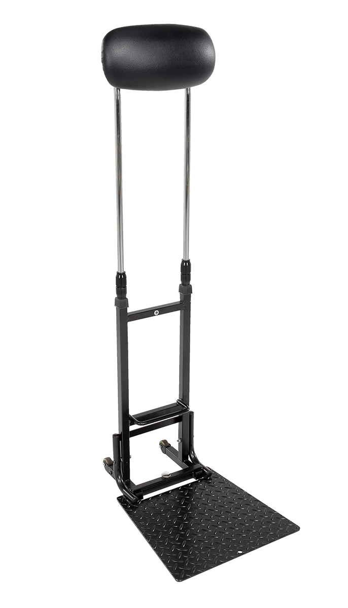 Vestil Steel Ergonomic Lumbar Support Stand - 275 lb - Black