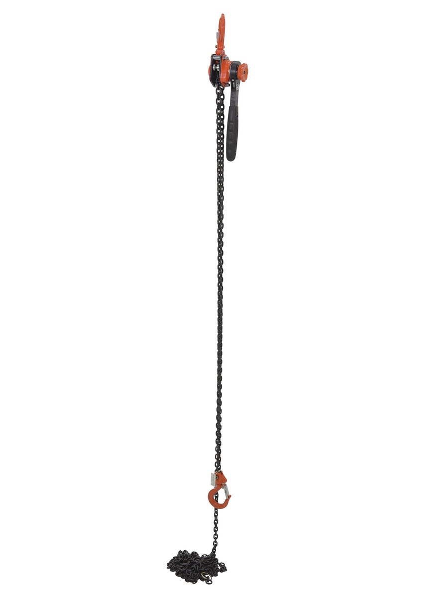 Vestil Steel Mighty Mini Lever Hoist - 20 Ft. Chain Length 1000 lb - Orange
