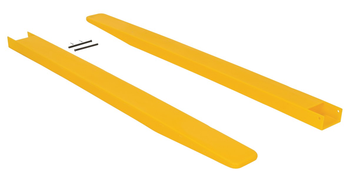 Vestil Polyethylene Fork Blade Protectors - 4 In. x 60 In. - Yellow