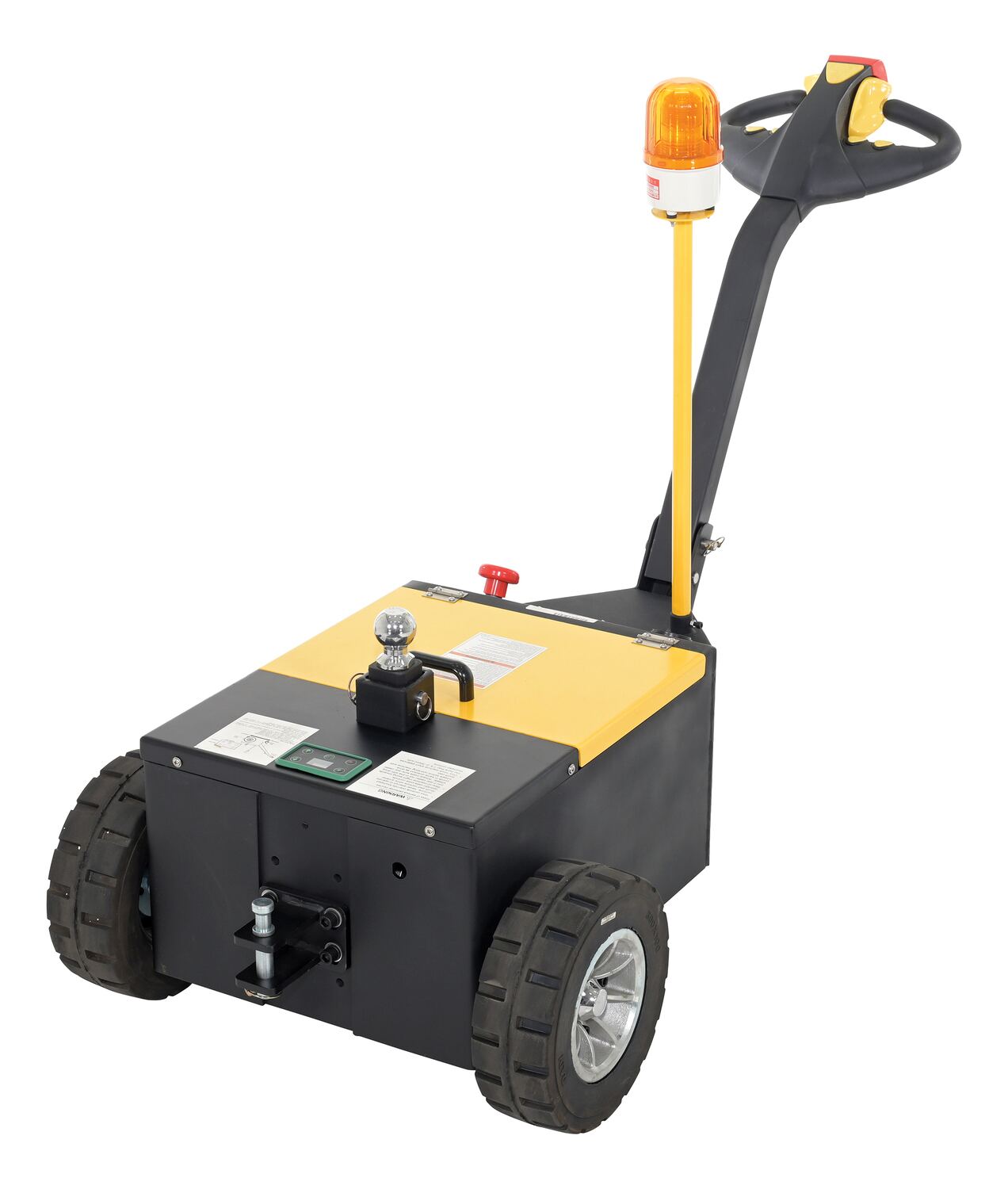 Vestil Steel Heavy Duty Electric Powered Tugger - 3000 lb Pull - Yellow/Black