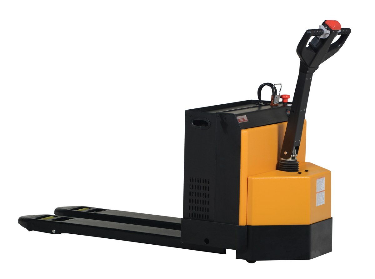 Vestil Steel Fully Powered Electric Pallet Truck - 20 In. x 48 In. 4,500 lb - Black