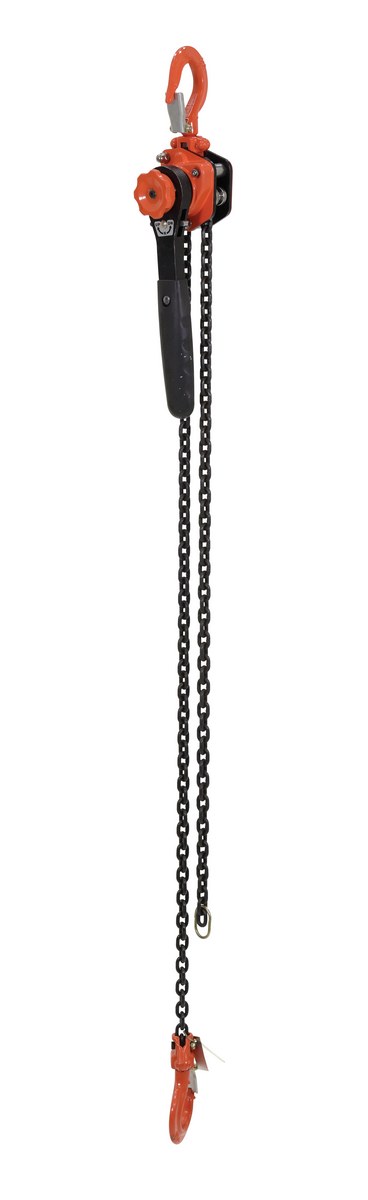 Vestil Steel Mighty Mini Lever Hoist - 5 Ft. Chain Length 1000 lb - Orange
