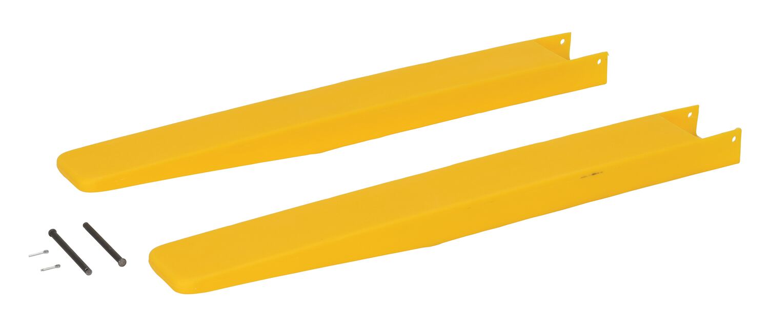 Vestil Polyethylene Fork Blade Protectors - 5 In. x 36 In. - Yellow