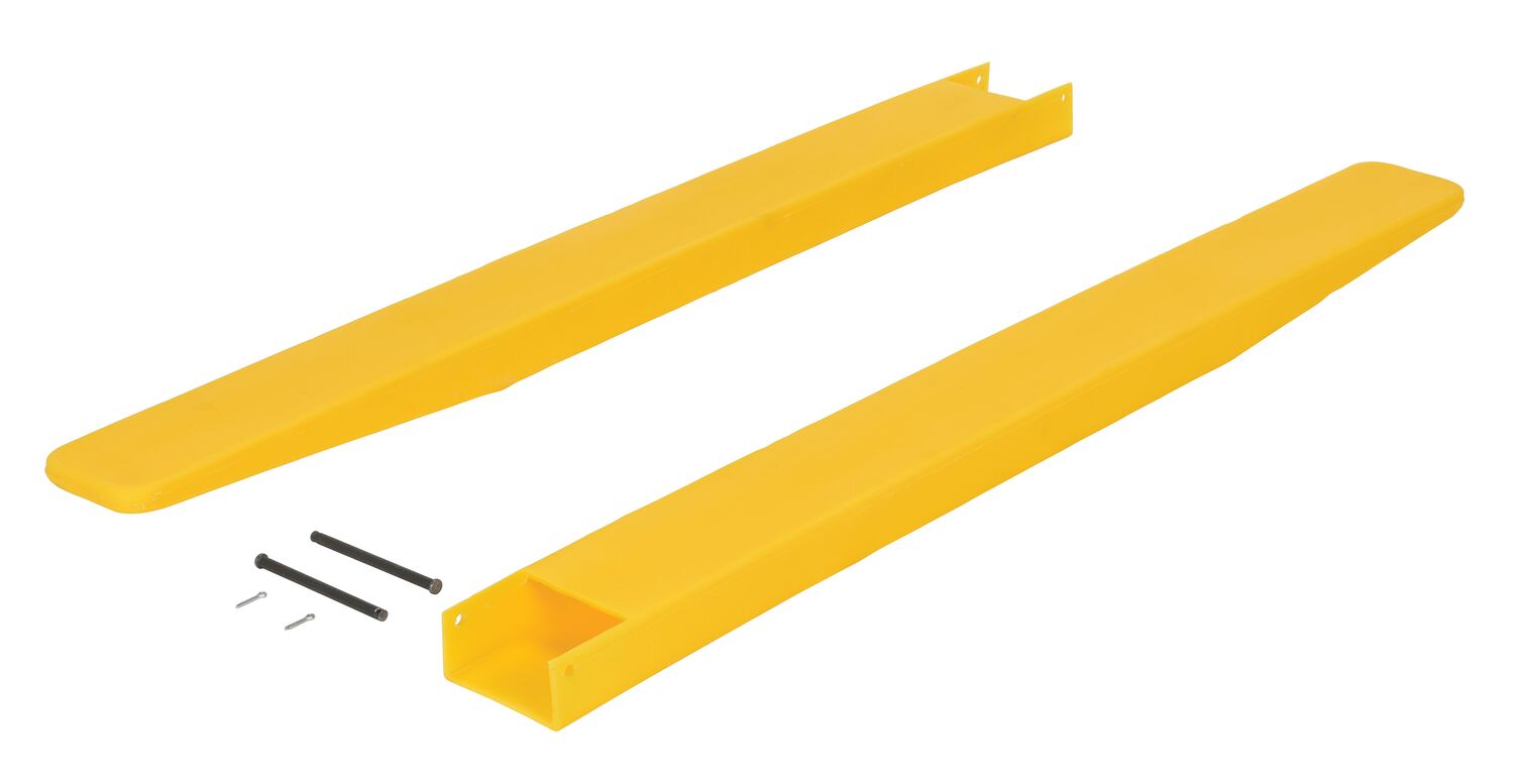 Vestil Polyethylene Fork Blade Protectors - 5 In. x 48 In. - Yellow
