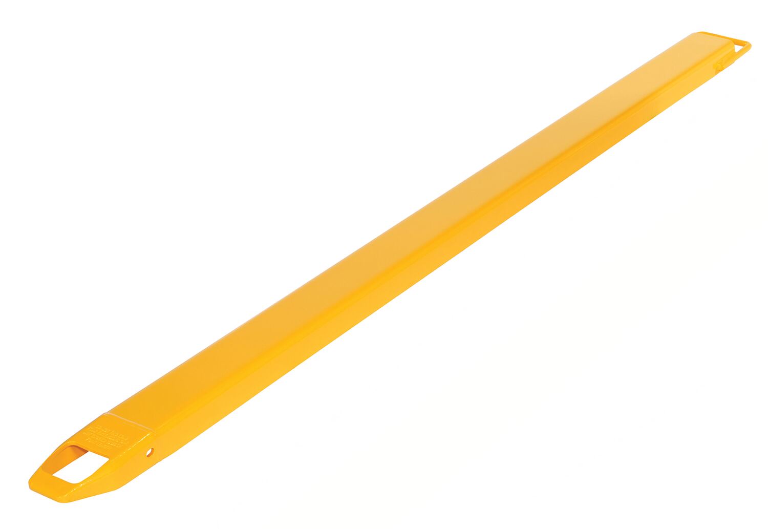 Vestil Steel Single Fork Extension - 4 In. x 90 In. 4000 lb - Yellow