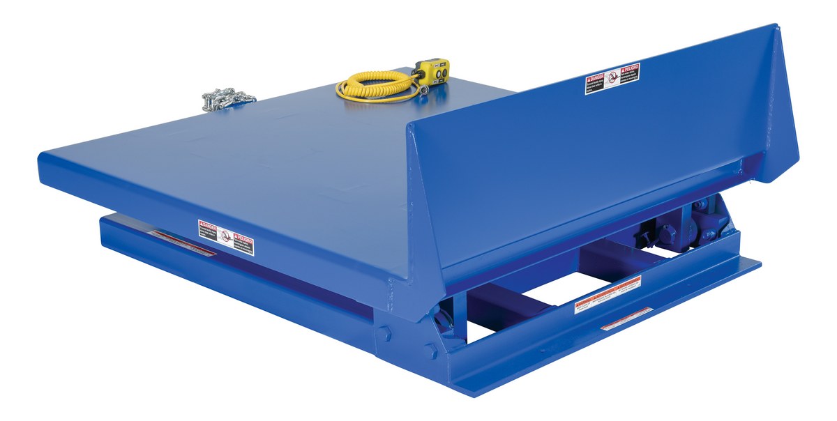 Vestil Steel Hinge Tilt Table - 48 In. x 47-3/4 In. 4000 lb - Blue