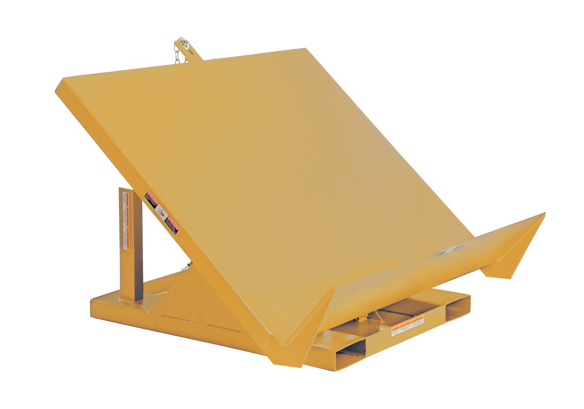 Vestil Steel Efficiency Master Tilt Table - 48 In. x 48 In. 2000 lb - Yellow