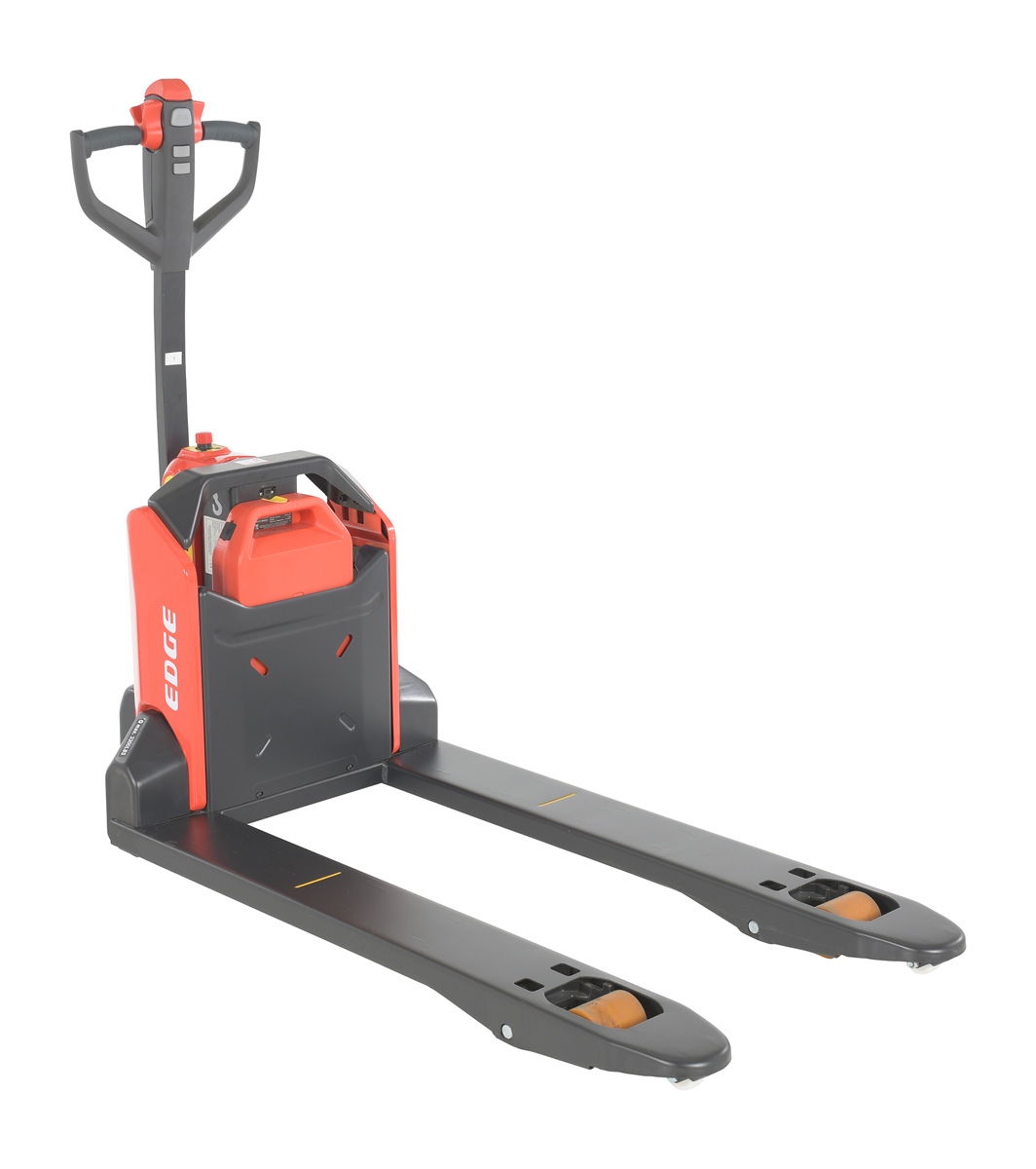 Vestil Steel Fully Powered Electric Pallet Truck - 21 In. x 45 In. 3,300 lb - Black