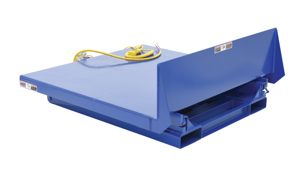 Vestil Steel Sliding Tilt Table - 48 In. x 48 In. 4000 lb - Blue