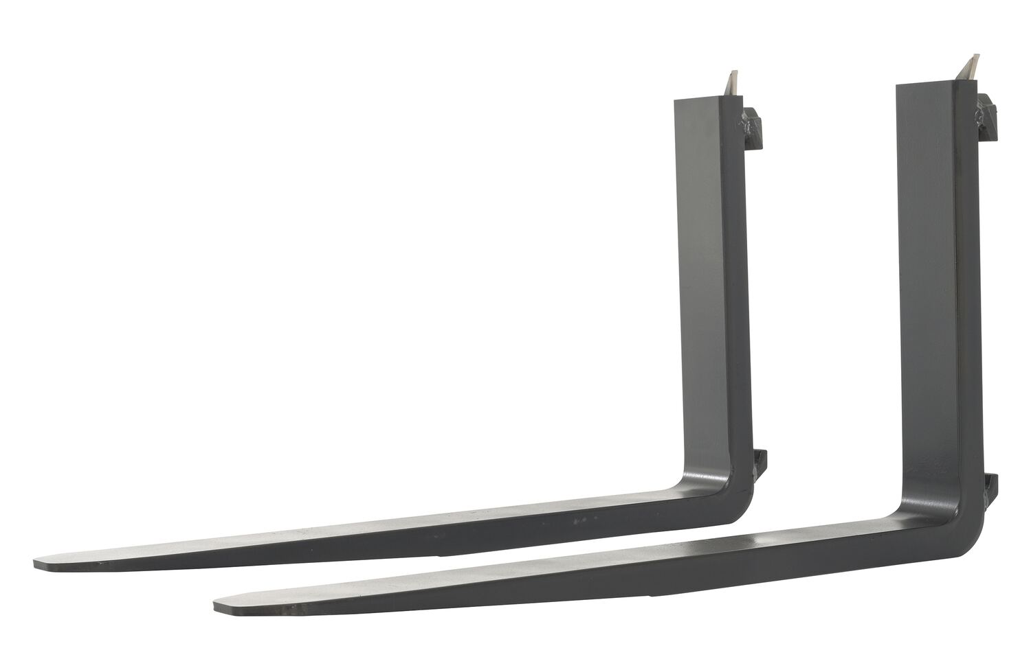 Vestil Forged Steel Forks with Carriage Pin - 36 In. x 1-1/4 In. 3,000 lb - Black