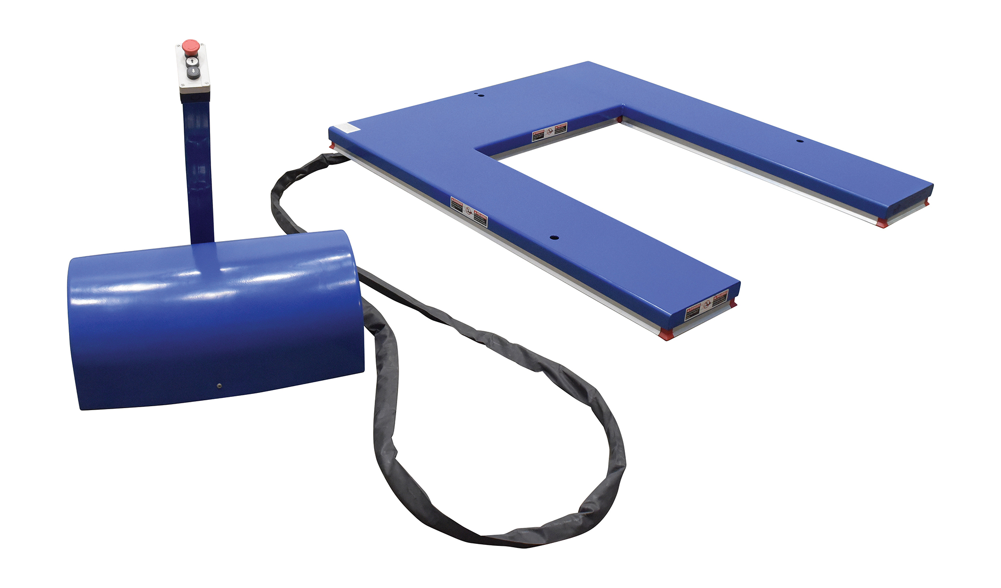 Vestil Steel U Type Electric Lift Table - 3000 lb - Blue