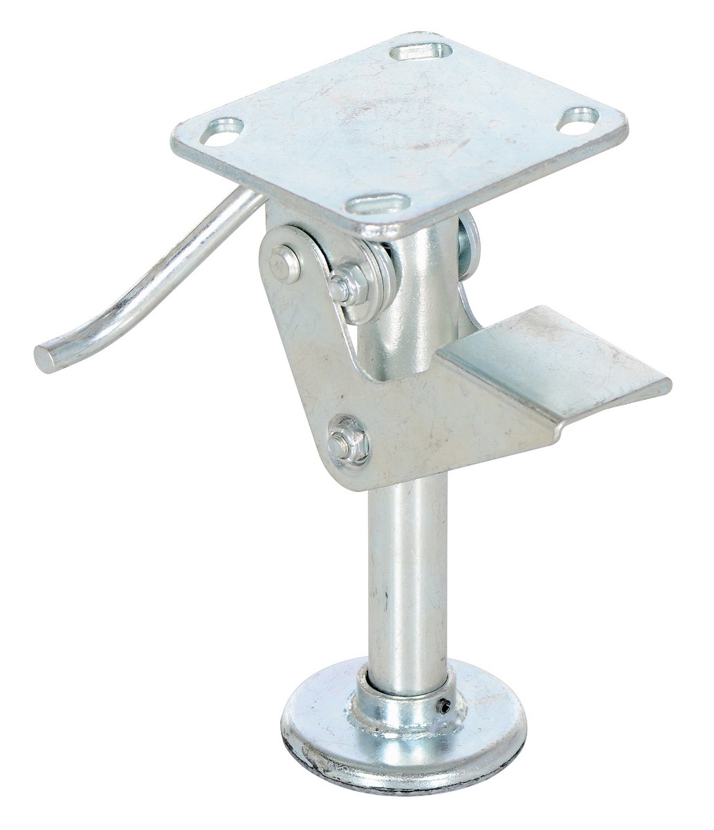 Vestil Economical Floor Lock - 8-5/8 to 9-13/16 In. Height - Silver