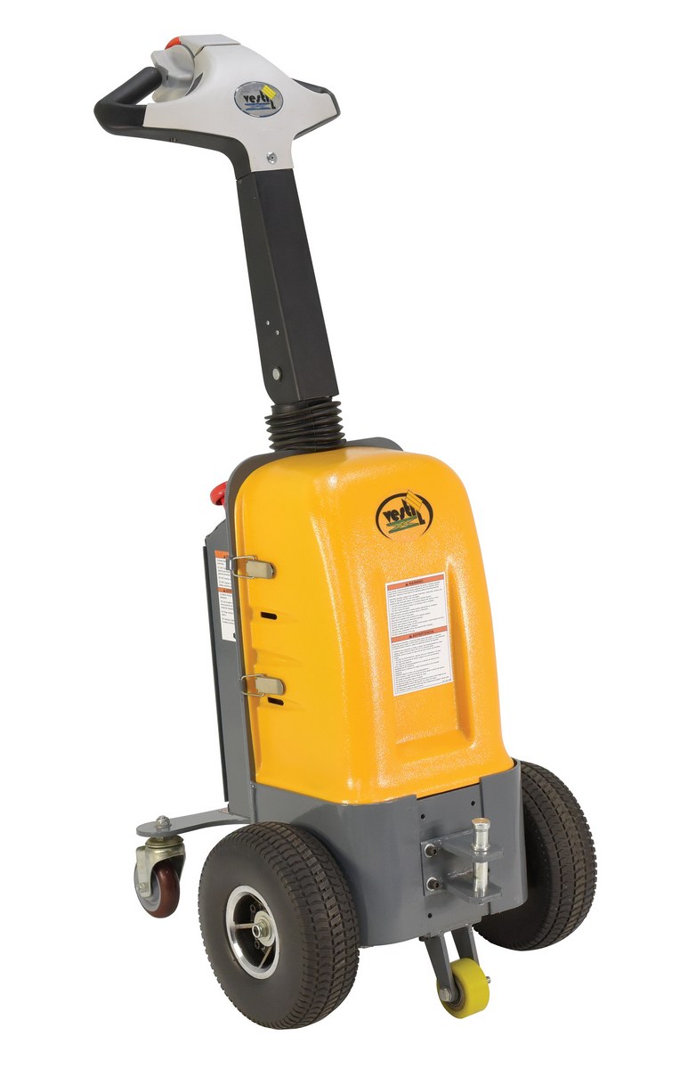 Vestil Steel Electric Powered Tugger - 1000 lb Pull - Yellow/Black