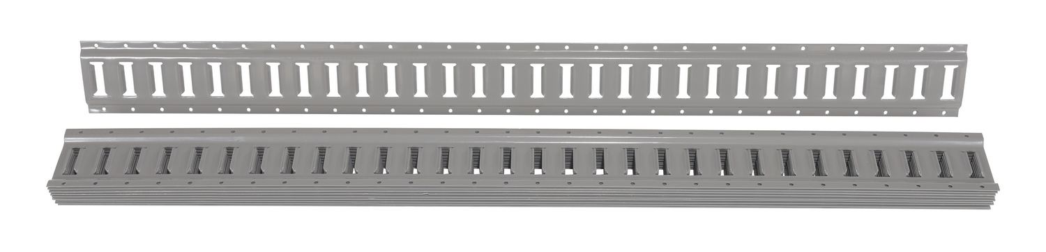 Vestil Steel E-Track - 5 Ft. Length 10 Pack - Gray