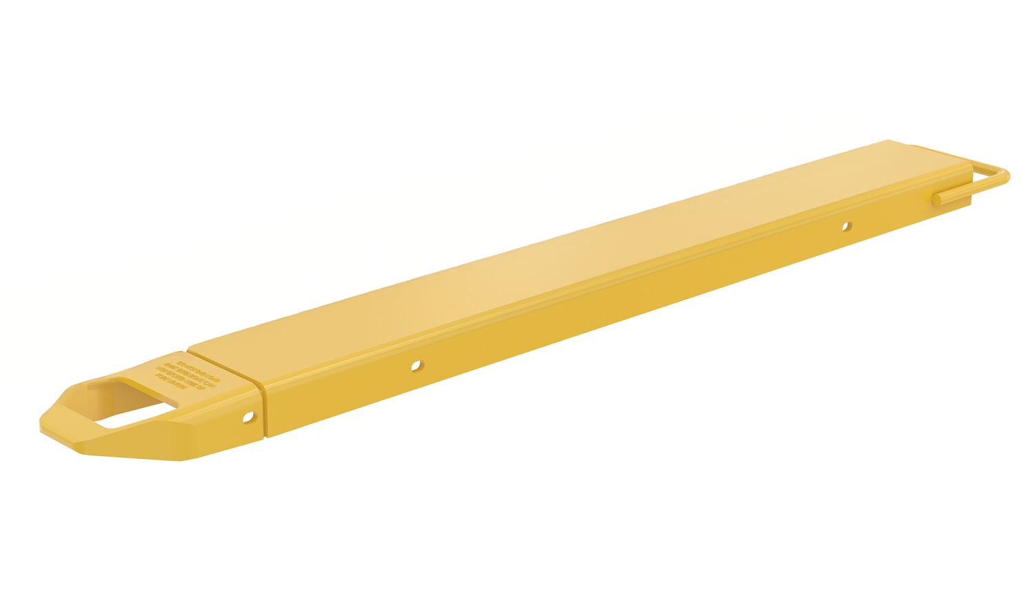 Vestil Steel Single Fork Extension - 6 In. x 54 In. 4,000 lb - Yellow