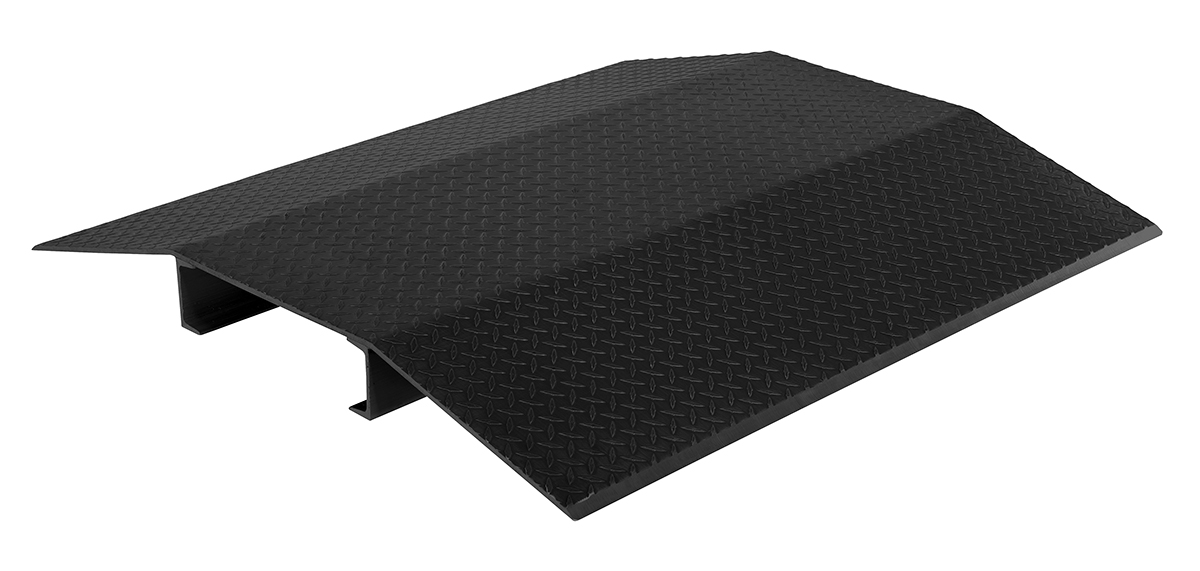 Vestil Fabricated Aluminum Hose and Cable Crossovers - 48 In. x 44 In. 2000 lb - Black