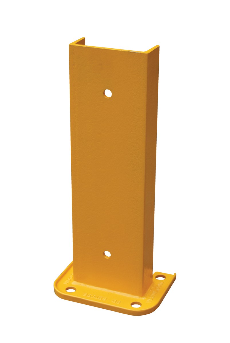 Vestil Steel Structural Rack Guard - 18-1/4 In. x 6 In. x 15 In. - Yellow