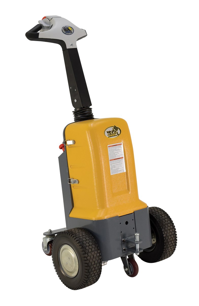 Vestil Steel Electric Powered Tugger - 2000 lb Pull - Yellow/Black