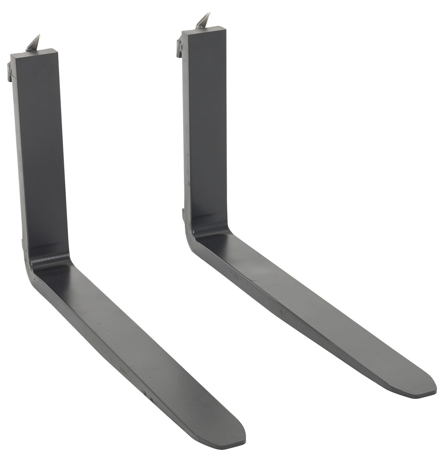 Vestil Forged Steel Forks with Carriage Pin - 36 In. x 1-3/4 In. 5,000 lb - Black
