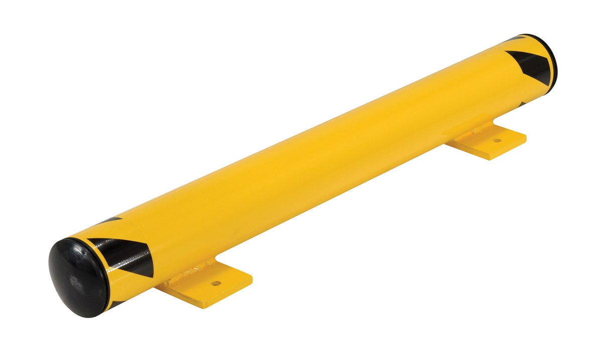 Vestil Steel Floor Stop Bollard - 42 In. Length - Yellow