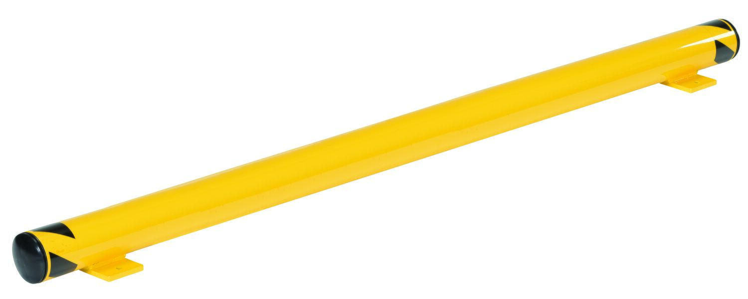 Vestil Steel Floor Stop Bollard - 72 In. Length - Yellow
