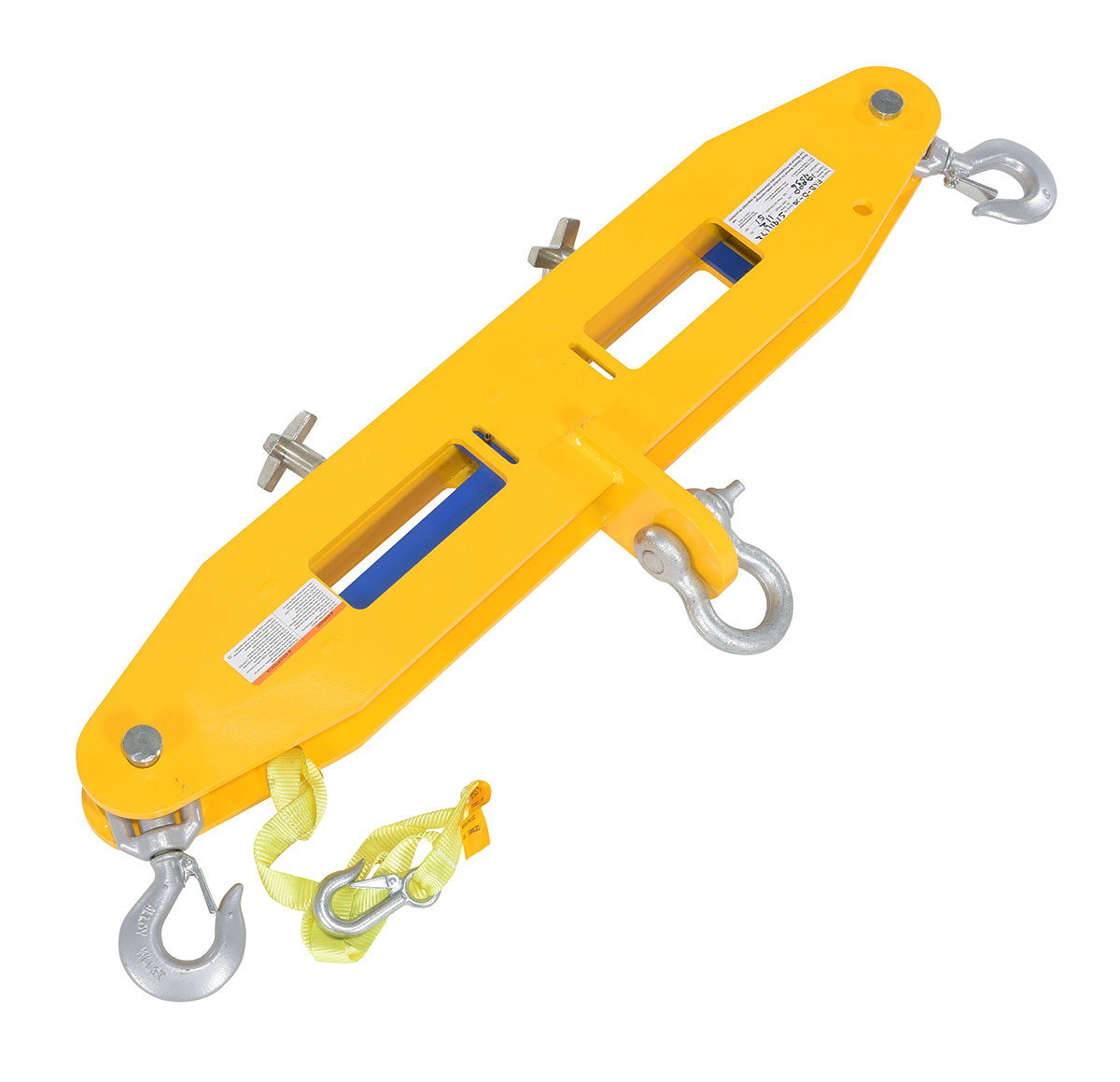 Vestil Steel Forklift Lifting Beam - 40 In. x 4-1/2 In. x 18-11/16 In. 10,000 lb - Yellow