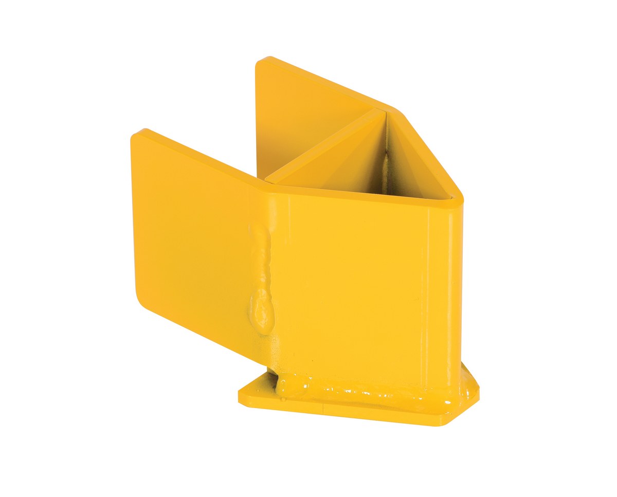 Vestil Steel Upright Rack Guard - 7 In. x 5 In. x 5 In. - Yellow
