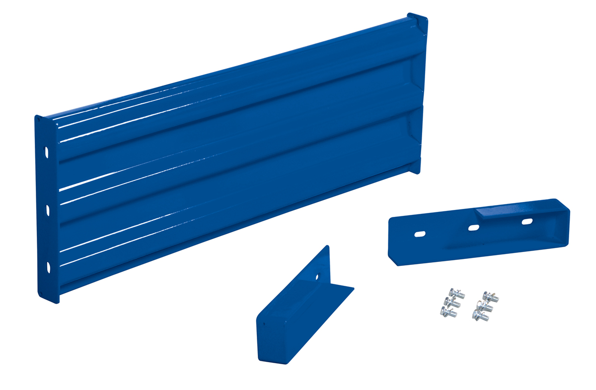 Vestil Steel 3 Ribbed Drop In Style Guard Rail - 29.875 In Length - Blue