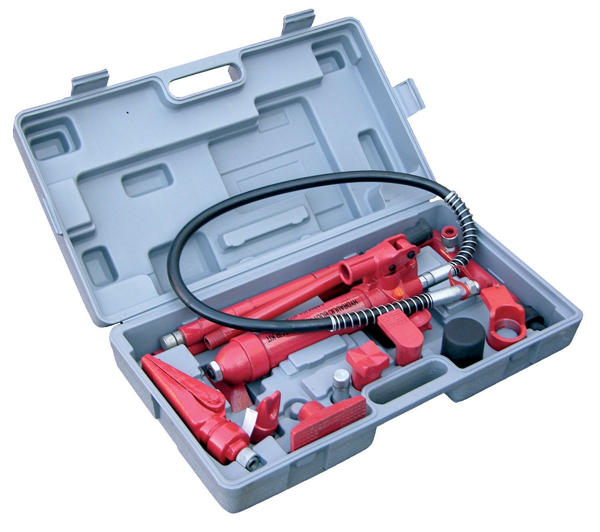 Vestil Steel Portable Hydraulic Equipment Kit - 13 In. x 23 In. x 7 In. 8000 lb - Red