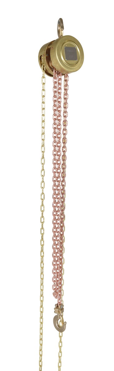 Vestil Brass Non Sparking Chain Hoist - 2,000 lb
