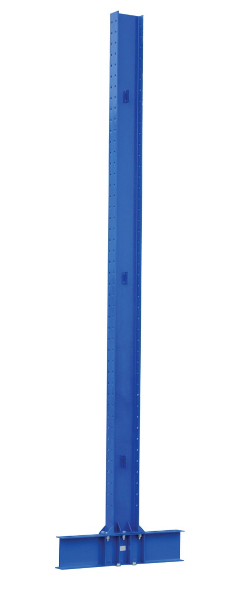 Vestil Steel Heavy Duty Double Sided Cantilever Uprights for - 18 In. Arms 14 Ft. 46,800 lb - Blue