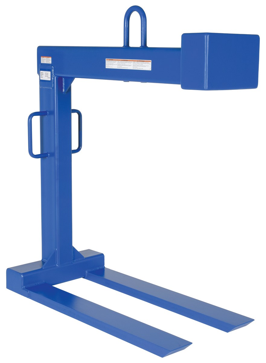 Vestil Steel Pallet Lifter - 48 In. Fork 6000 lb - Blue