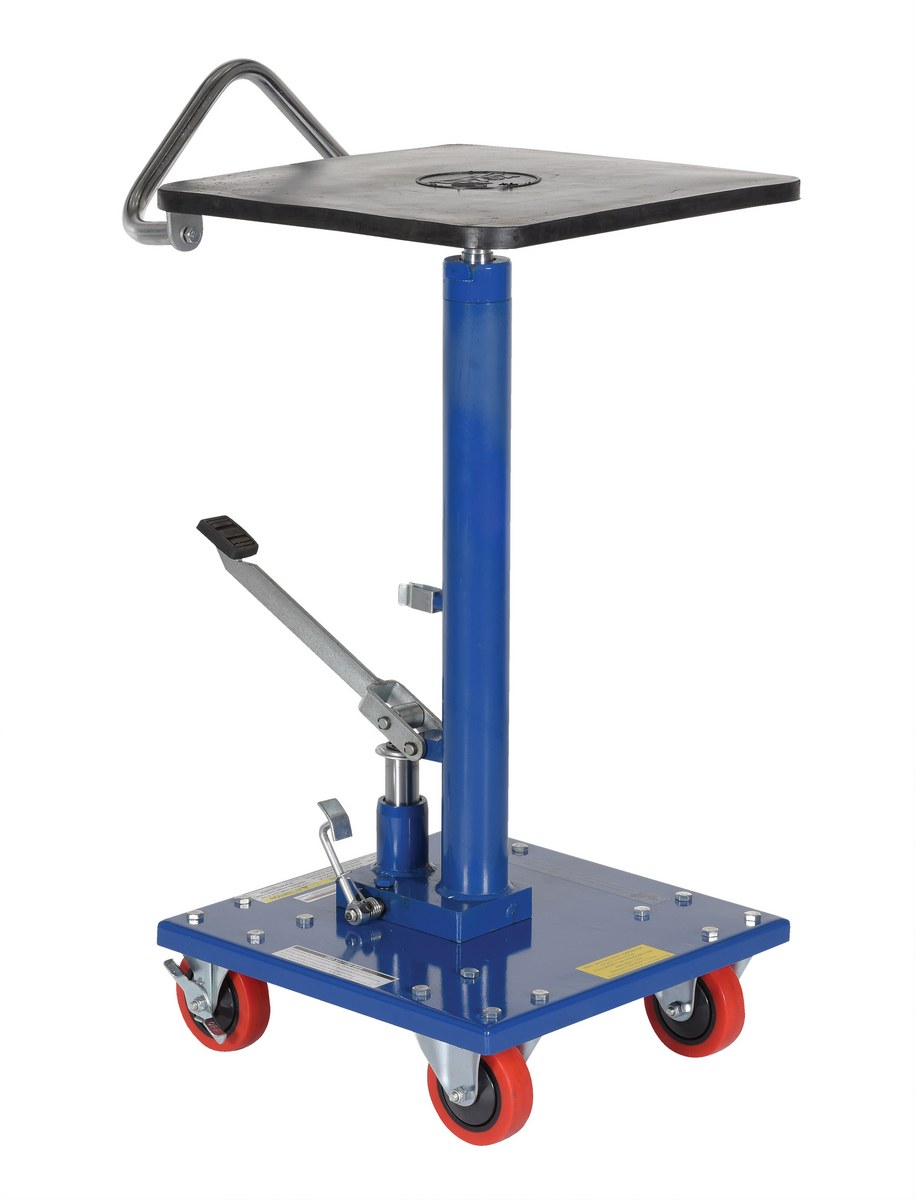 Vestil Steel Hydraulic Post Table - 16 In. x 16 In. 200 lb - Blue
