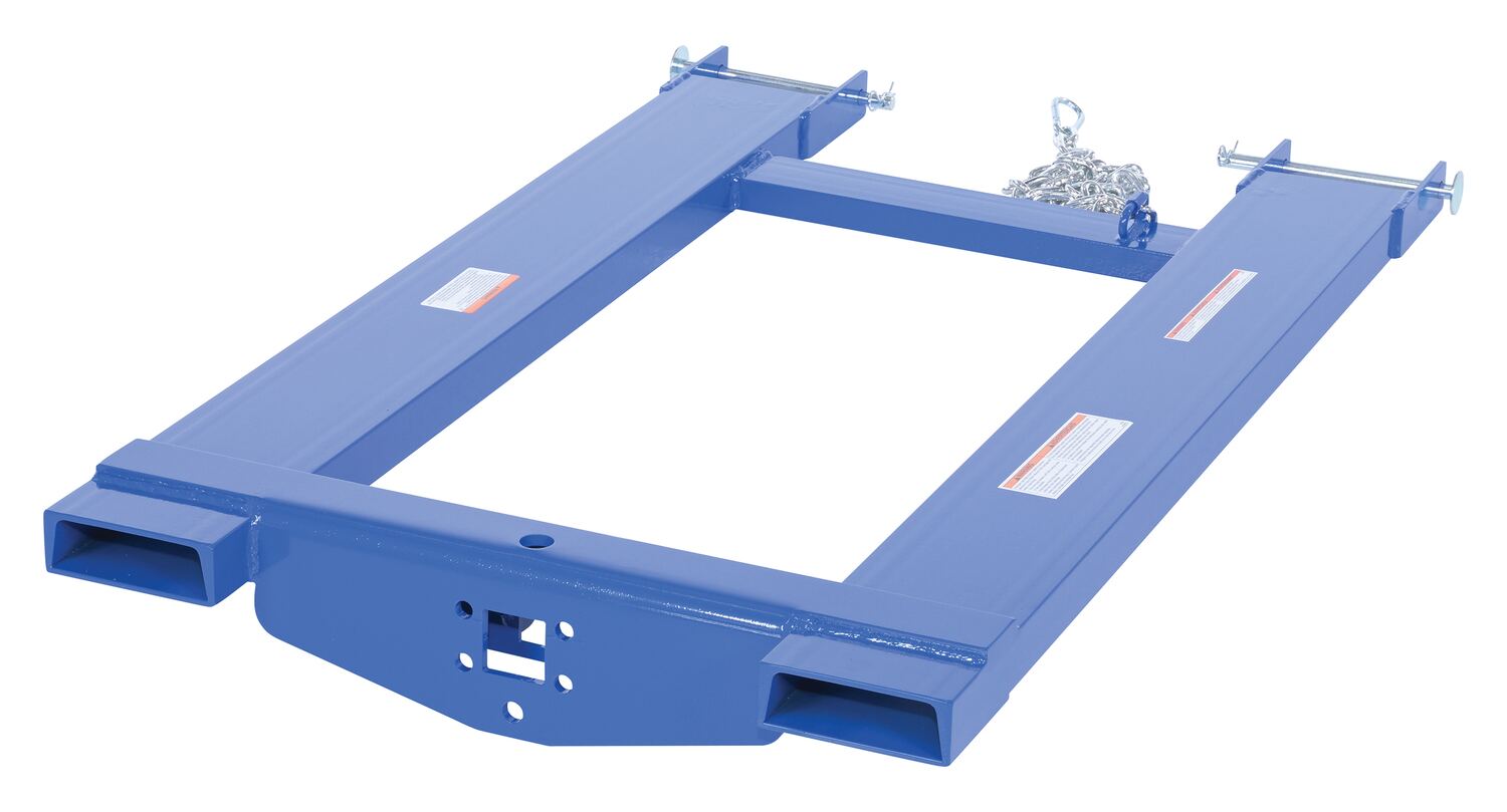 Vestil Steel Fork Truck Hook Base - 52 In. Length 4,000 lb - Blue