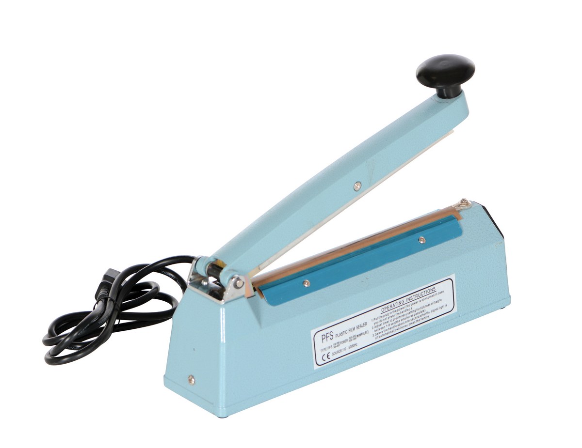 Vestil Steel Impulse Bag Sealer - 7-1/2 In. Sealing Width - Blue