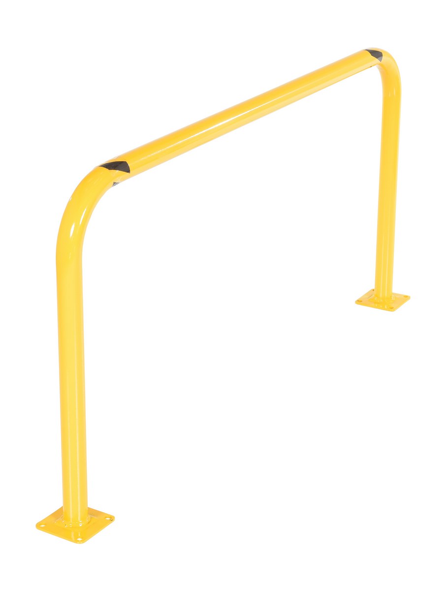 Vestil Steel High Profile Machinery and Rack Guard - 48 In. x 24 In. x 2 In. - Yellow
