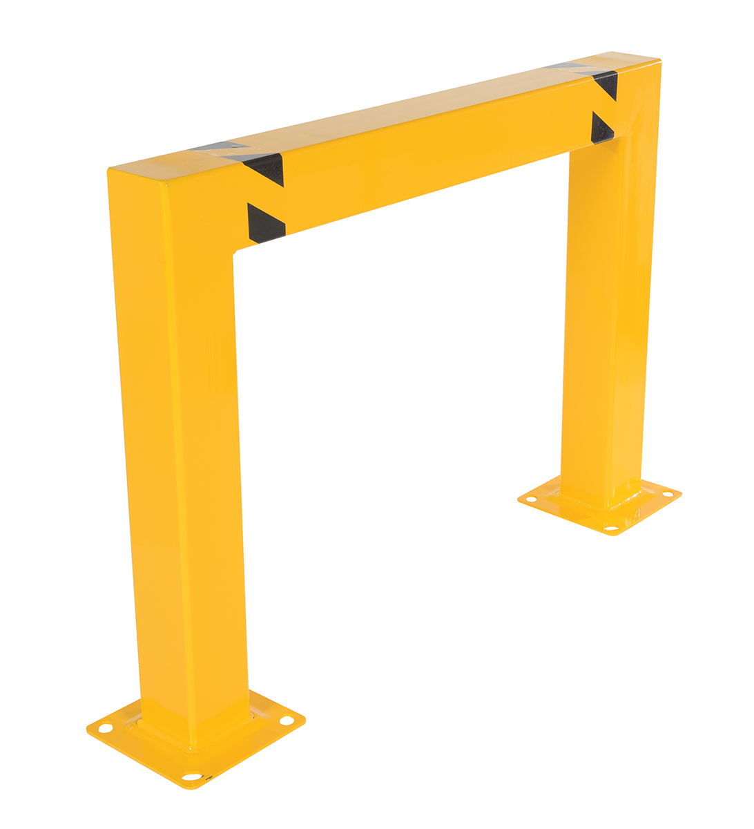 Vestil Steel Square High Profile Machinery and Rack Guard - 48 In. x 36 In. x 5 In. - Yellow