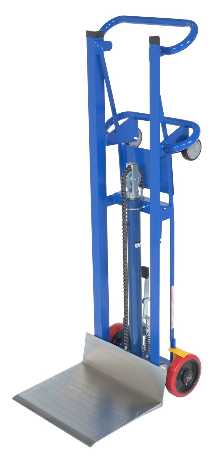 Vestil Steel Hydra Lift Cart - 20 In. x 16-3/16 In. 750 lb - Blue