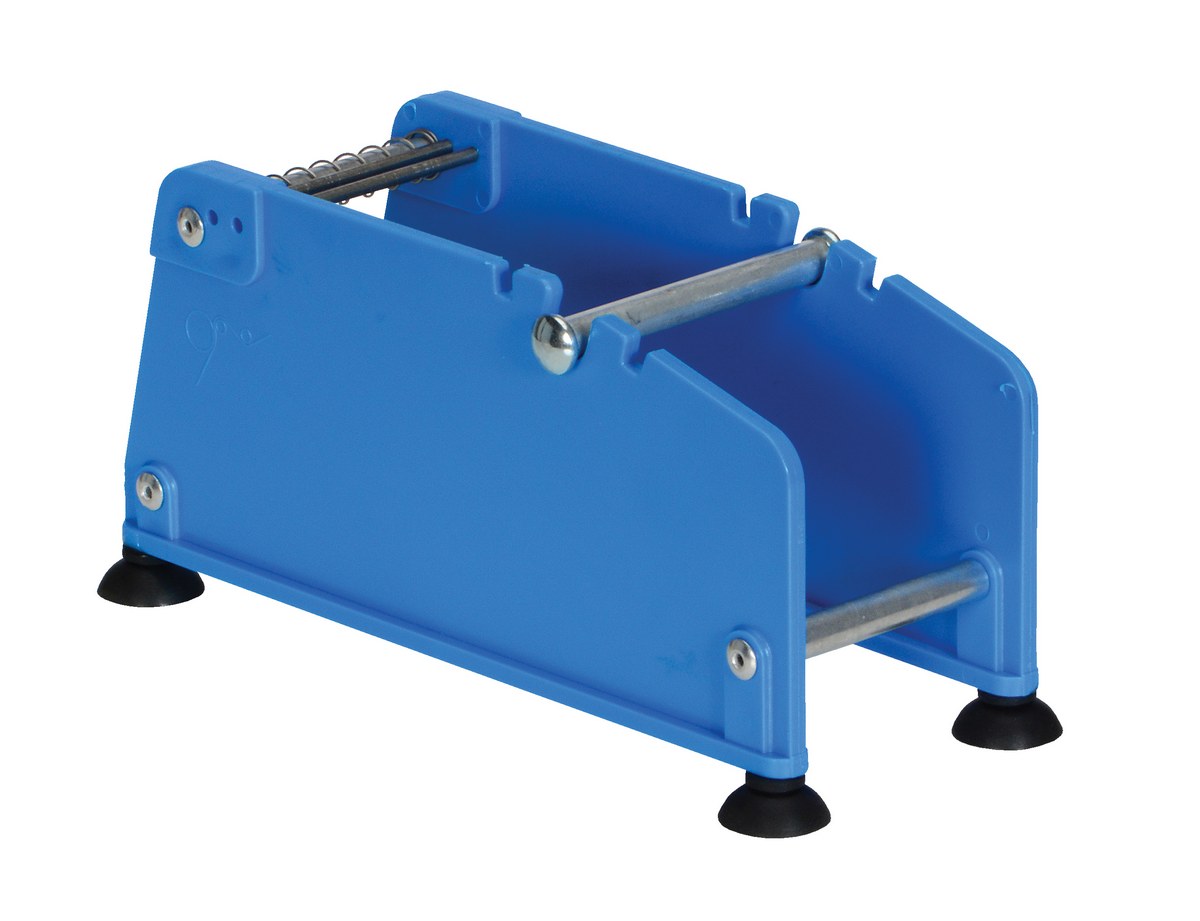 Vestil Plastic Label Dispenser Accommodates - 2 In. Wide Labels - Blue