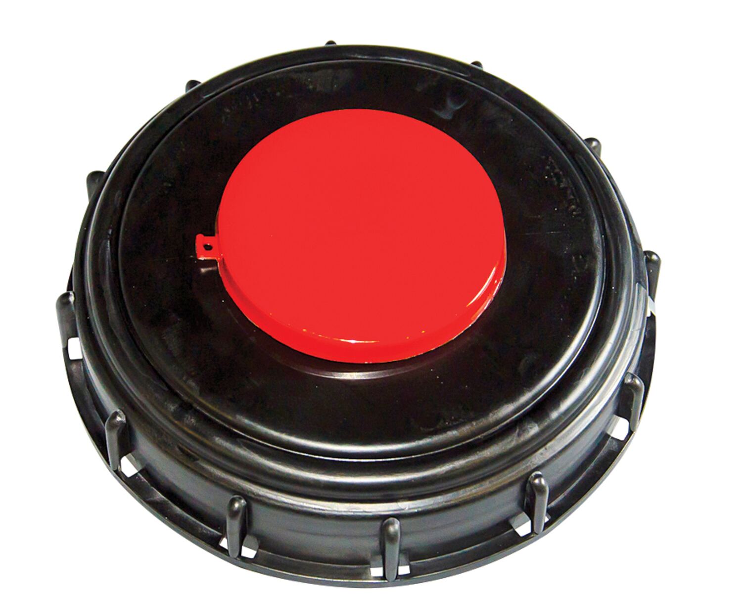 Vestil Cap For Intermediate Bulk Container - Black/Red