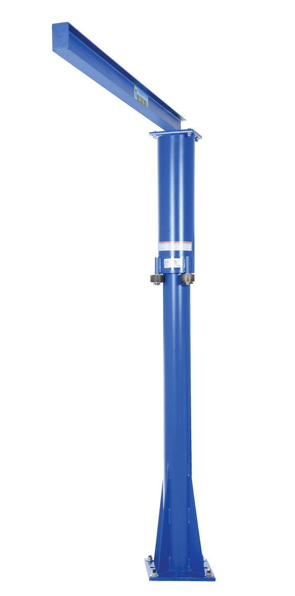 Vestil Steel Floor Mounted Jib - 80 In. I-Beam 300 lb - Blue